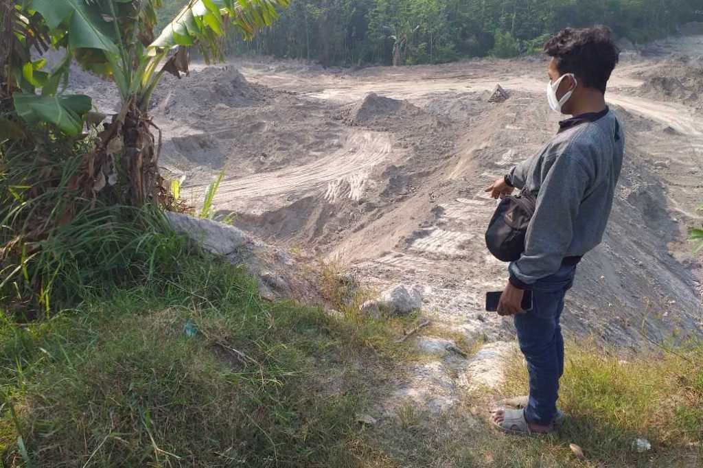 Galian C Diduga Ilegal di Dusun Sumbersari Sumberkarang Dlanggu Resahkan Warga