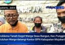 Puluhan Warga Ahli Waris Tanah Gogol Asal Desa Bangun Kecamatan Pungging Geruduk Kantor BPN Kabupaten Mojokerto