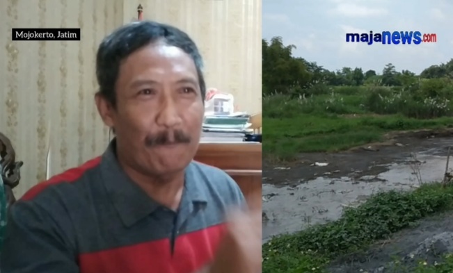Limbah Bau Busuk di Domas Trowulan Mojokerto, Kades: Pastinya Akan Saya Kejar, Permasalahan Harus Tuntas
