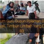 Oknum Guru Dusun Polaman Desa Purwojati, Timbun Limbah Yang Diduga B3