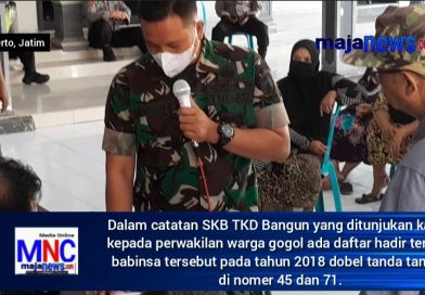 SKB TKD Bangun Pungging Tahun 2018 Dikeluarkan Kades, Babinsa : Selama Saya Disini Belum Pernah Mengikuti Penetapan Kegiatan Ini