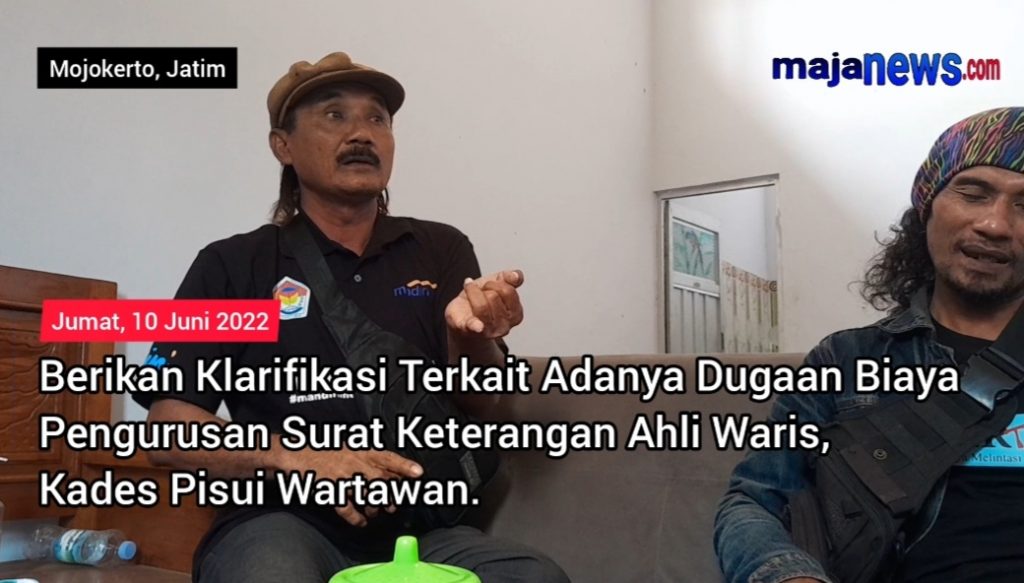 Berikan Klarifikasi Terkait Adanya Dugaan Pungli Biaya Administrasi Keterangan Ahli Waris, Kades Pisui Wartawan