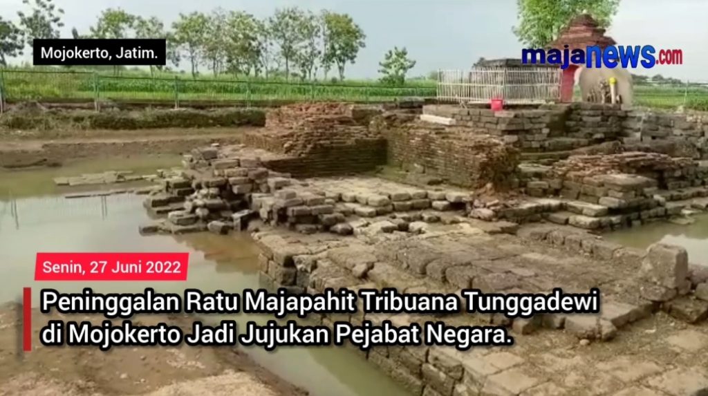 Peninggalan Ratu Majapahit Tribuana Tunggadewi di Mojokerto Jadi Jujukan Pejabat Negara