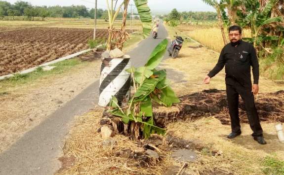 Jembatan Desa Sanan Pace Nganjuk Jebol, 6 Bulan Aktivitas Mobilitas Pengguna Jalan Umum Lumpuh Total