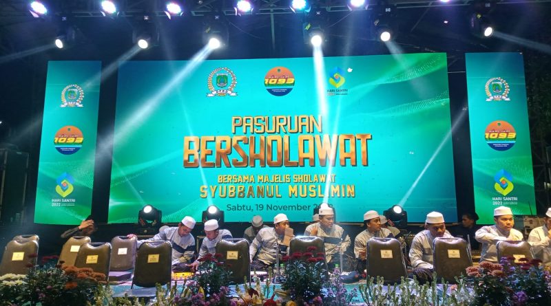 Gema Sholawat Subbanul Muslimin Ramaikan DPRD Kabupaten Pasuruan