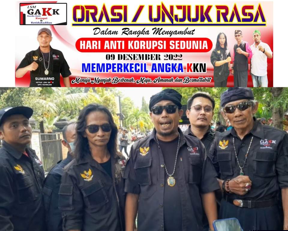 Buntut 9 Inti Materi, LSM GAKK Nganjuk Desak Wakil Rakyat Nganjuk Segera Agendakan Dialog Bersama