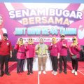 HUT GOW Ke 44 Gelar Senam Bersama, Ning Ita: Warga Agar Tetap Menjaga Kesehatan