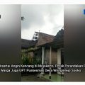 Angin Kencang Disertai Hujan di Mojokerto, 20 Rumah Warga Rontok Kandang Ayam BUMdes Roboh