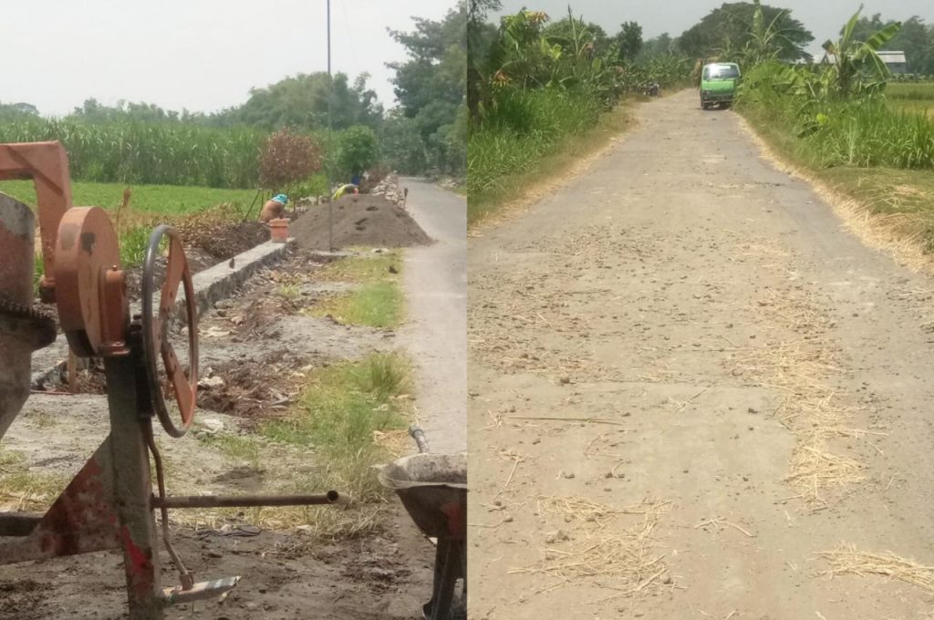 Pekerjaan Insfrastruktur Pembangunan di Nganjuk Dinilai Tak Tepat Sasaran