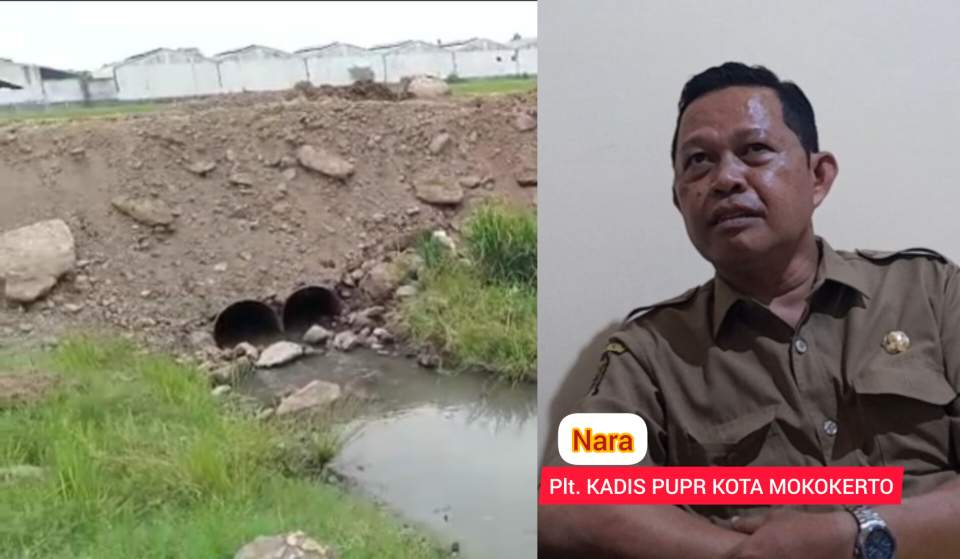 Pengurukan Lahan Area Sawah di Sekarputih Magersari Kota Mojokerto, Pejabat PU Tuding Proyek Liar