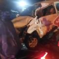 Naas, Mini Bus Rental Hendak Dikembalikan Disambar Kereta Api