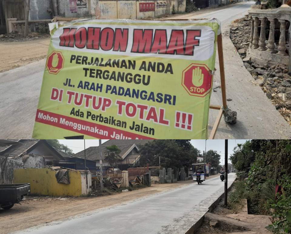 Pulihkan Ekonomi, DPUPR Tergetkan Pembangunan Jalan Cor di Desa Padangasri Kecamatan Jatirejo Kelar di Bulan Oktober 2023