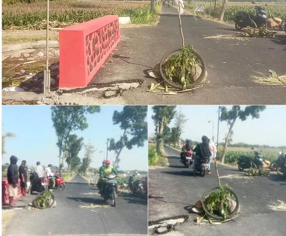 Pembangunan Jembatan Sambiroto Baron Nganjuk Diduga Bermasalah, Anulir CV Hingga Tokoh Masyarakat Mencomoh