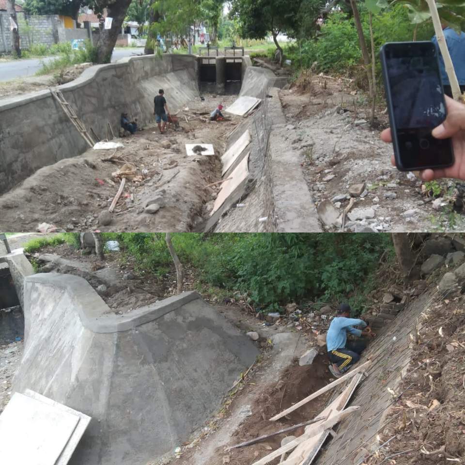 Diduga Proyek Siluman, Pejabat Pengairan DPUPR Nganjuk di Konfirmasi Enggan Menjawab