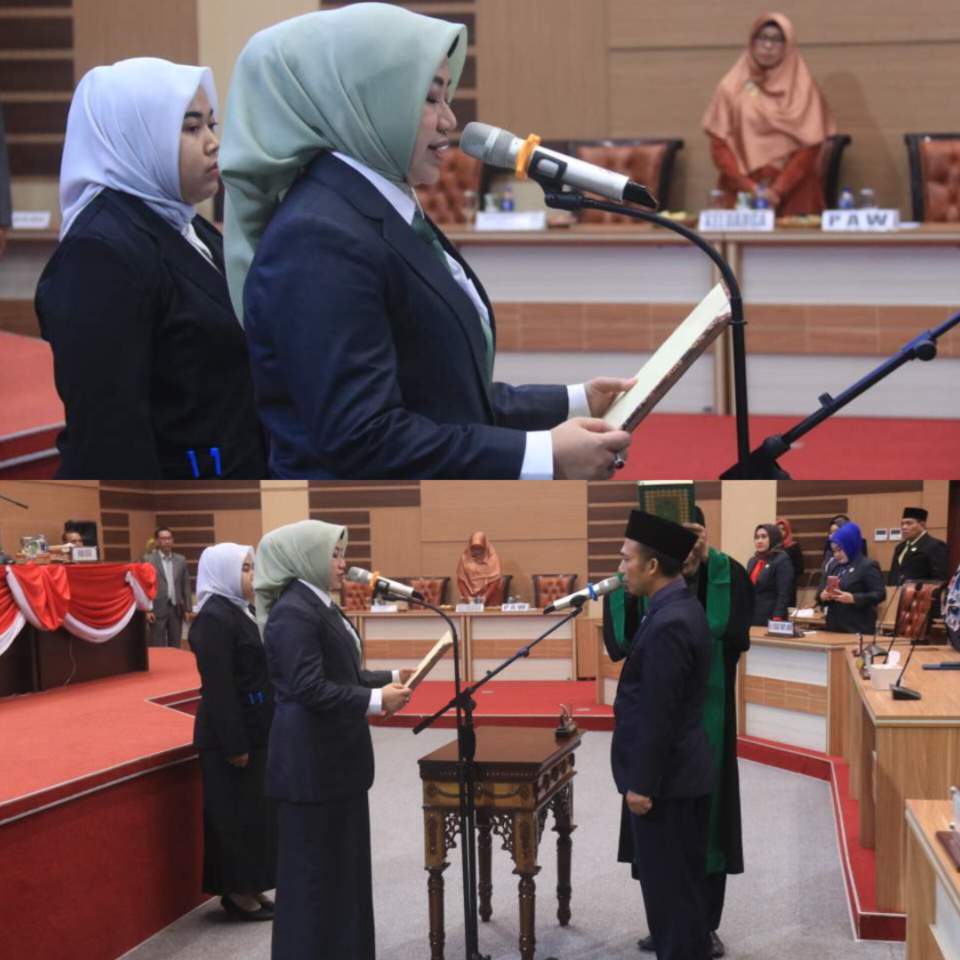Rapat Paripurna DPRD Kabupaten Mojokerto, Telah Resmikan PAW Anggota DPRD PKS