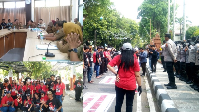 Tuding Dugaan Pendapatan PAD Daerah Nganjuk Terkait Tambang Galian C (PT.AKSA) Kecil, Aktivis SLJ Gelar Aksi Unjuk Rasa