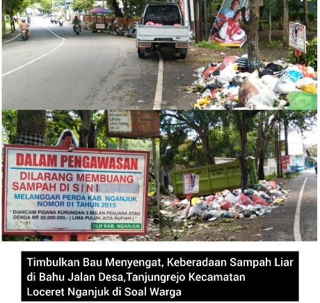 Sampah Liar di Tanjungrejo Loceret Nganjuk Butuh Penanganan Serius, Warga: Saya Tidak Berkenan Keberadaan Sampah Tersebut