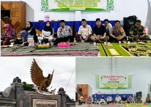 Jalin Rasa Kebersamaan, Pemdes Gemenggeng Pace Nganjuk Gelar Buka Bersama “Akbar” Ramadhan 1445 H/2024 M