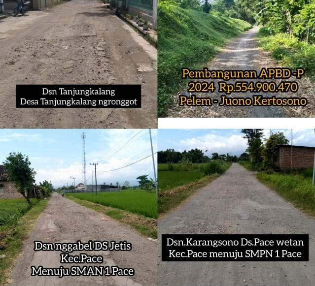 Pembangunan Jalan di Bantaran Sungai Telan Ratusan Juta, Akses Menuju Jalan Sekolah di Nganjuk Justru Luput dari Pembangunan Jalan