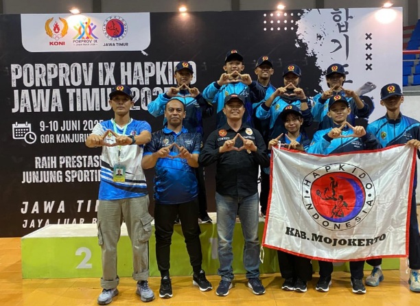 Hapkido Kabupaten Mojokerto Sebet Dua Medali Perunggu di PORPROV IX Jawa Timur 2025