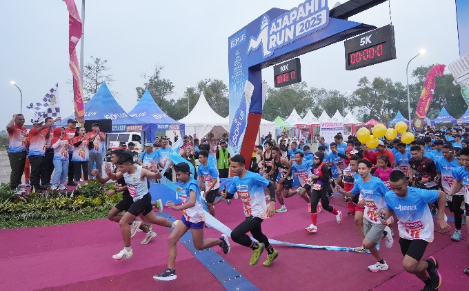Momen HUT Pemkot Mojokerto 107, Majapahit Run di Ikuti 1.100 Peserta