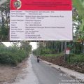 Warga Desa Sugeng Sambut Proyek Rekonstruksi Ruas Jalan Dengan Gembira