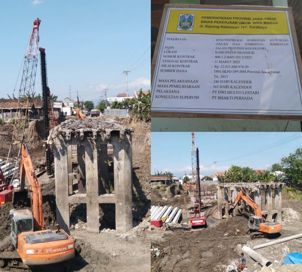 Proyek Anggaran Jumbo Mega Milyar di Nganjuk Dikerjakan, 8 Bulan Akses Jalan Strategis Lumpuh Total