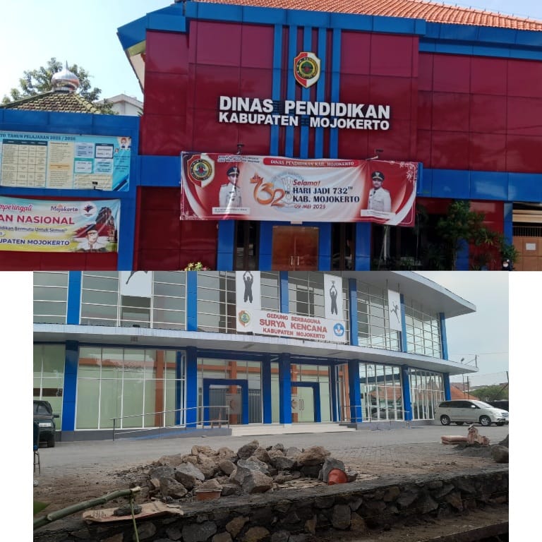 Gedung Gor Disdik Kabupaten Mojokerto Tambahi Aset, Masyarakat Umum Bisa Sewa Tempat Dengan Harga Terjangkau