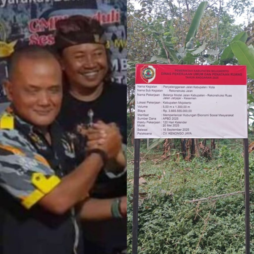 Proyek Ruas Jalan Sambungan Susut Melintang pada Beton Ruas Jalan Jatijejer – Kesemen Trawas, Ketua LSM GMBI Distik Mojokerto Raya Rinci Pentingnya Kemanfaatan