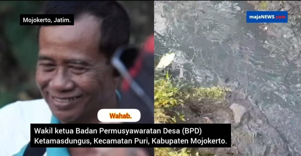 Pabrik Karton di Desa Ketamasdungus Puri Diduga Sering Buang Limbah di Irigasi, Muksin Berdalih ada Saluran Irigasi yang Jebol