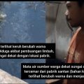 Pabrik Diduga Buang Limbah di Sungai, Mata Air Warga Tawangsari Trowulan Tercemar Berubah Warna Juga Bau