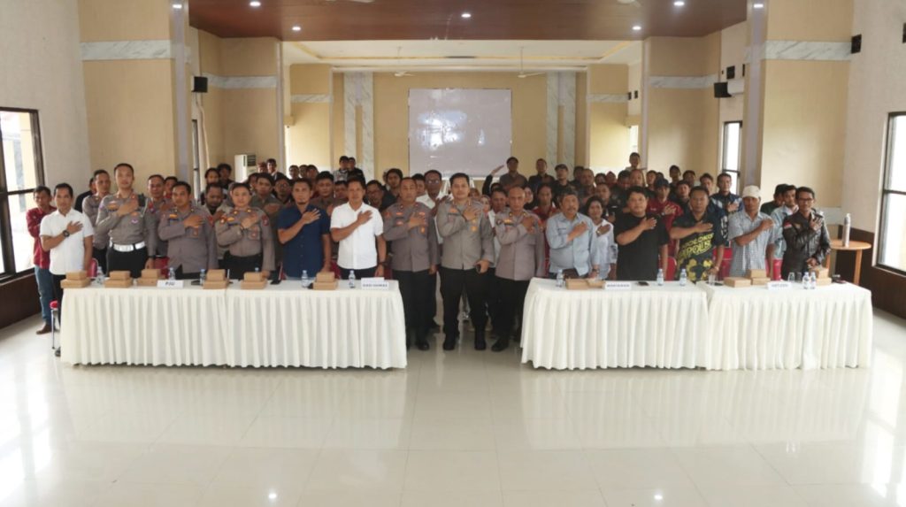 Silaturahmi Kapolres Nganjuk Gandeng Wartawan dan Netizen Bersinergi Jaga Kondusivitas Wilayah