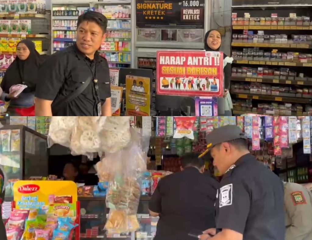Operasi Rokok Ilegal, Pol PP Kota Mojokerto Bersama Bea Cukai Temukan Cukai Kadaluarsa