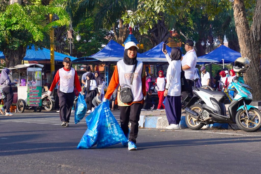 DLH Kota Mojokerto Peduli Pengelolaan Sampah, Ratusan Warga Ikut Berpartisipasi Giat SPOGOMI